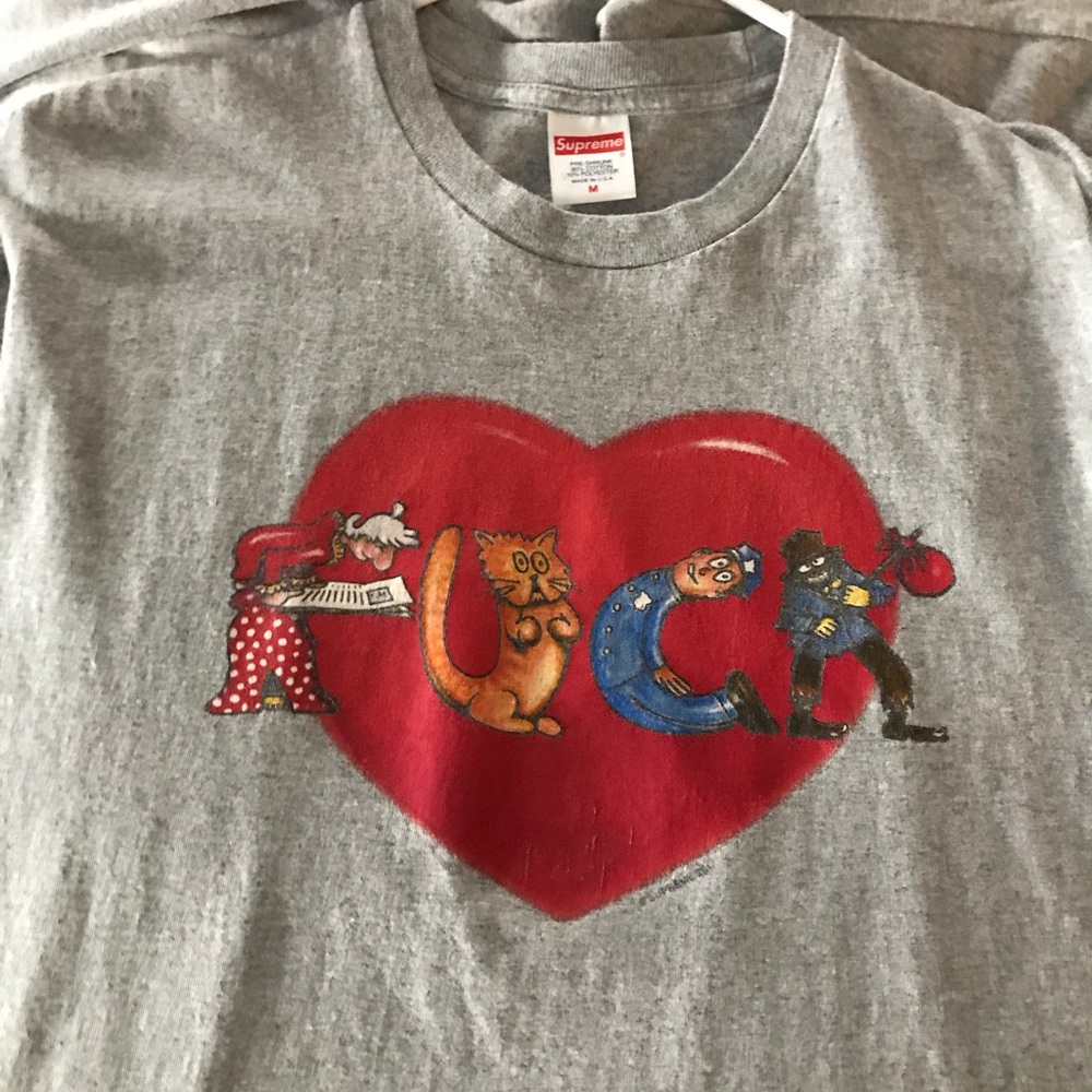 Supreme F*** Love shirt